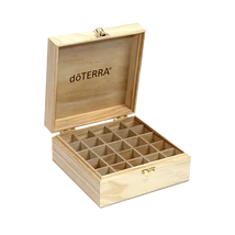 doTERRA Logóval gravírozott fadoboz