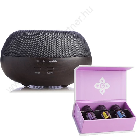 doTERRA Bevezető készlet + Brevi Walnut párologtató